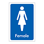 Female toilet sign