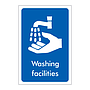 Washing facilities sign