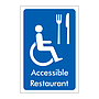 Accessible Restaurant sign