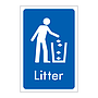 Litter sign