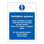 Ventilation systems sign