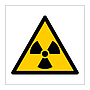 Radiation hazard warning symbol sign