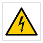 Electricity hazard warning symbol sign