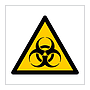 Biohazard warning symbol sign
