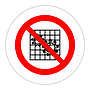 Do not use without guards labels (Sheet of 18)