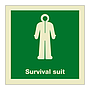 Survival suit with text (Marine Sign)