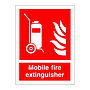 Mobile fire extinguisher