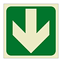 Down directional arrow (Marine Sign)