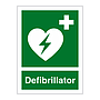 Defibrillator sign