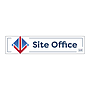 Site Safe - Site office Arrow down sign