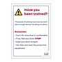 Site Safe - Manual handling sign