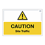 Site Safe - Caution site traffic sign