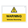 Site Safe - Warning Vehicles Reversing sign