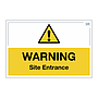 Site Safe - Warning Site Entrance sign