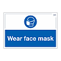 Site Safe - Wear face mask sign