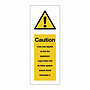 Caution Lives may depend on this fire equipment sign