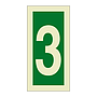 Number 3 (Marine Sign)