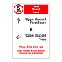 Upper Inkford Farm Speed Sign