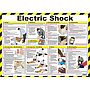 Electric shock first aid poster