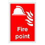 Fire point sign