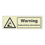 Warning Asphyxiating atmosphere (Marine Sign)