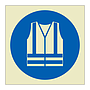 High visibility clothing symbol (Marine Sign)