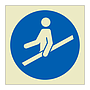 Use handrail symbol (Marine Sign)