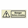 Danger Battery charging (Marine Sign)