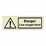 Danger Low oxygen level (Marine Sign)