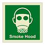 Smoke hood with text (Marine Sign)