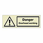 Danger Overhead working (Marine Sign)