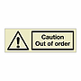 Caution Out of order (Marine Sign)