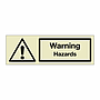 Warning Hazards (Marine Sign)