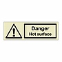 Danger Hot surface (Marine Sign)