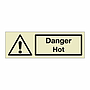 Danger Hot (Marine Sign)