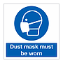 Dust mask must be worn sign