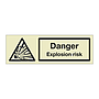 Danger Explosion risk (Marine Sign)