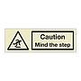 Caution Mind the step (Marine Sign)