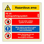 FE 25 extinguishing system (Marine Sign)