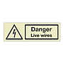 Danger Live wires (Marine Sign)