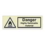 Danger Highly flammable material (Marine Sign)