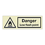 Danger Low flash point (Marine Sign)