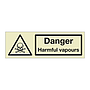 Danger Harmful vapours (Marine Sign)