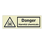 Danger Harmful chemicals (Marine Sign)