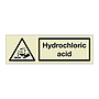 Hydrochloric acid (Marine Sign)