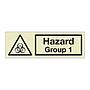 Hazard Group 1 (Marine Sign)