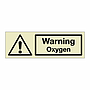 Warning Oxygen (Marine Sign)