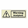 Warning Acetylene (Marine Sign)