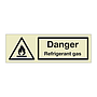 Danger Refrigerant gas (Marine Sign)