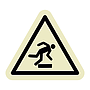 Floor level obstacle symbol (Marine Sign)